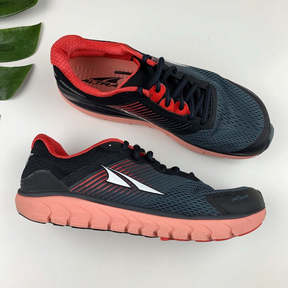 Altra Women's Coral Pink and Dark Teal/Black Road Running Sneakers